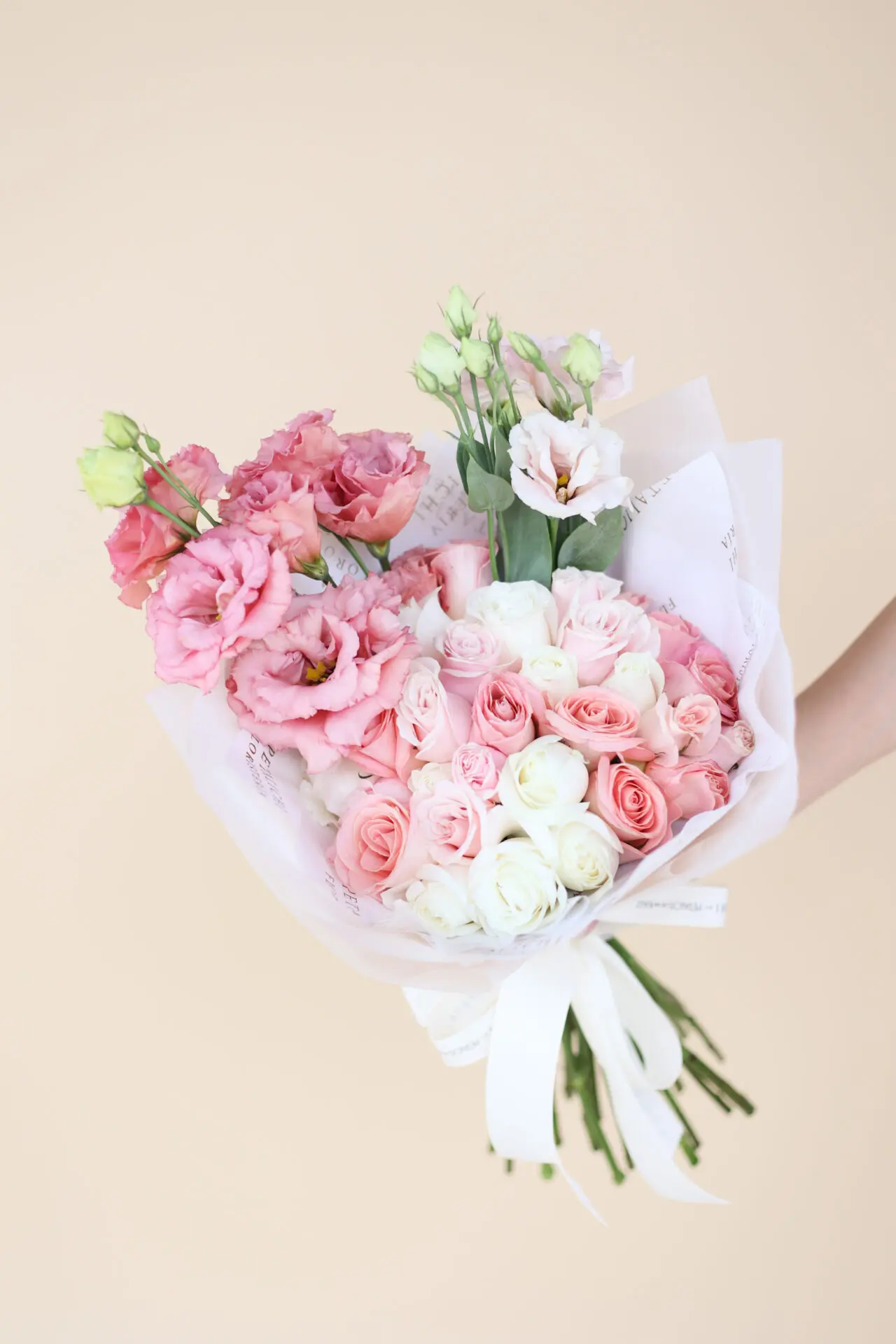 Ramo de Lisianthus y Rosas Elisa