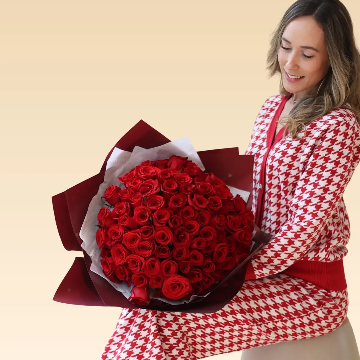 Ramo de 100 Rosas Inés