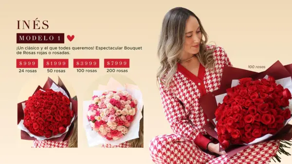 100 rosas