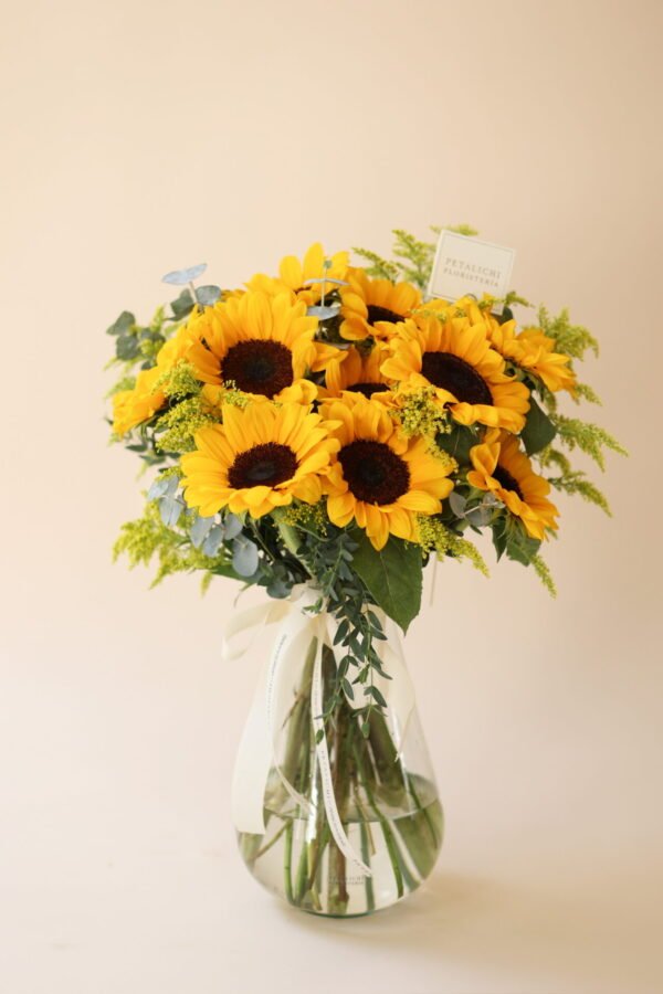JARRON DE GIRASOLES MONICA