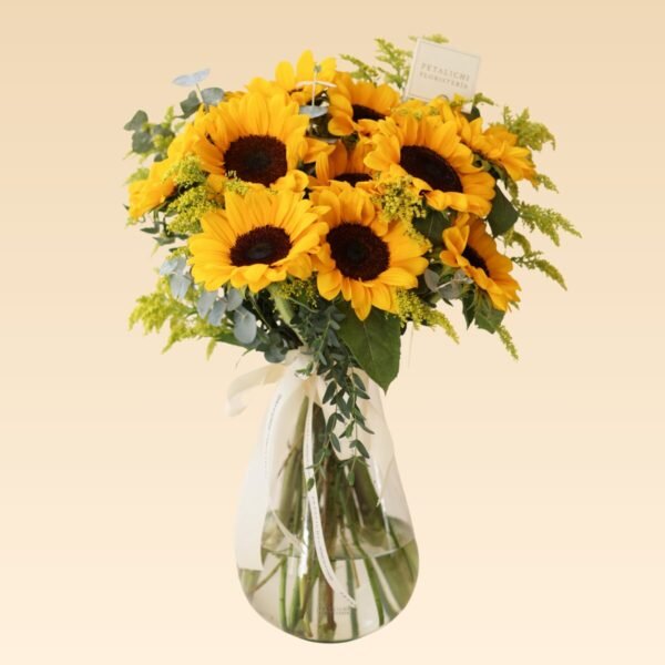 Jarrón de Girasoles Mónica