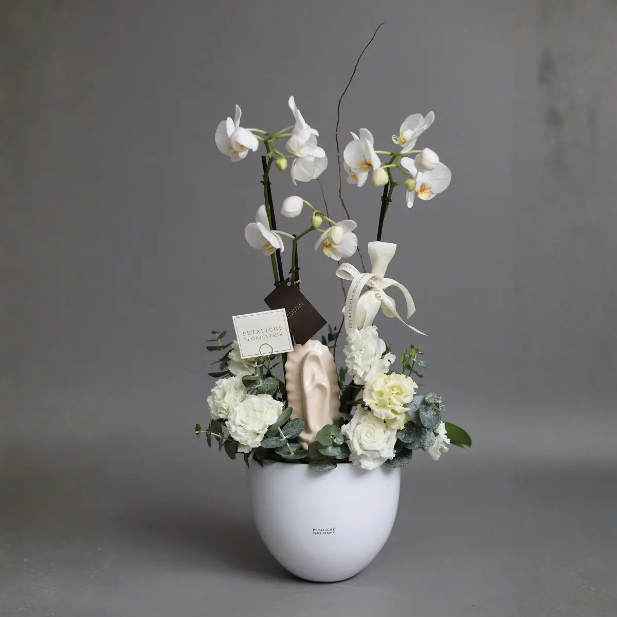 Arreglo de Orquídea con Virgen: Lupita