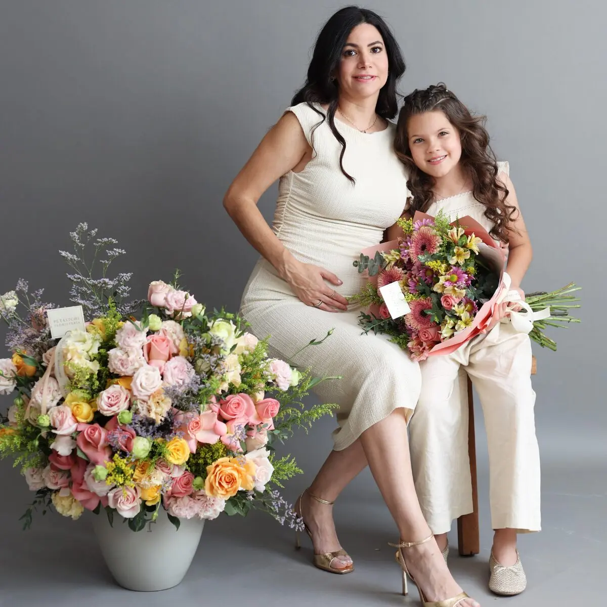 Arreglo de Rosas con Lisianthus y Solidago: Martina - Image 3